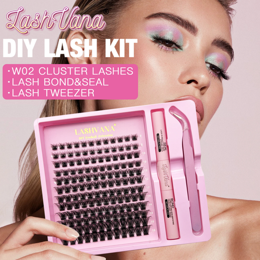 رموش تركيب cluster lashes الجذابة